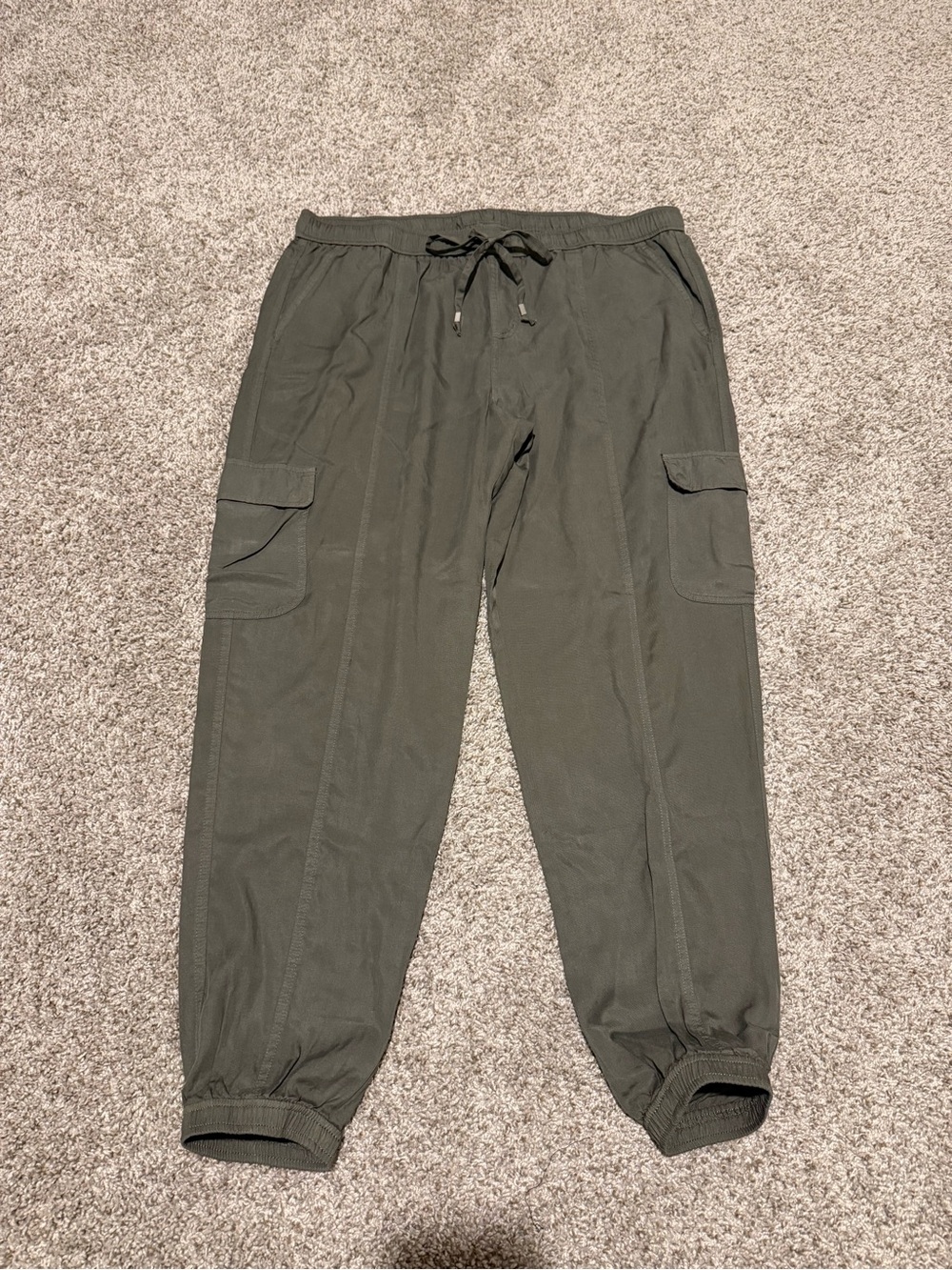 Mossimo Supply Co. Olive Green Cargo Jogger Pants